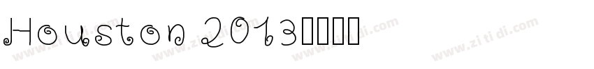 Houston 2013字体转换